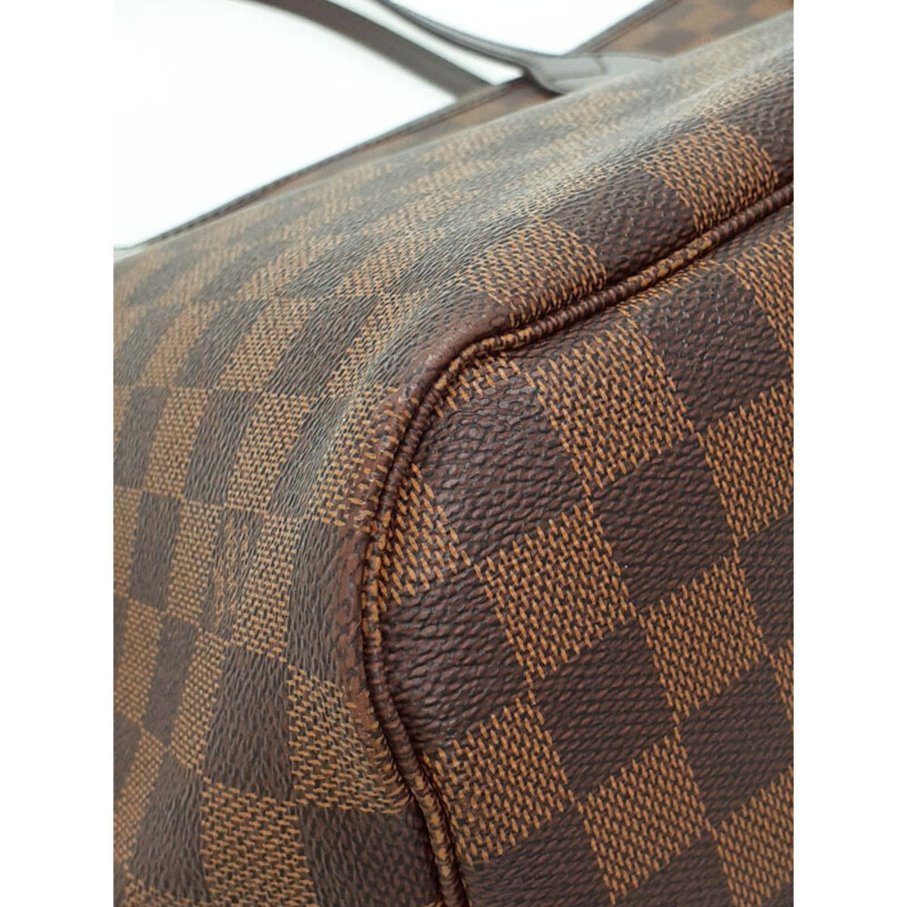 Louis Vuitton Damier Ebene Brown Neverfull Tote Bag - Picture 5 of 8